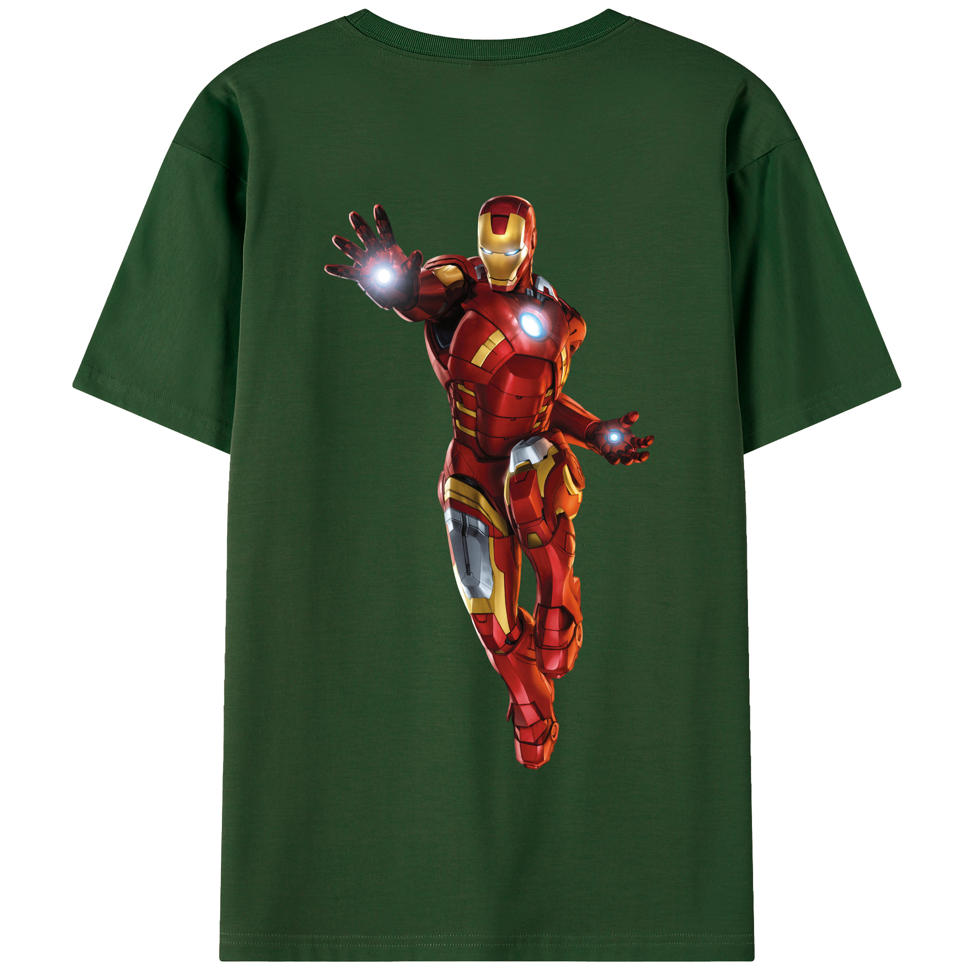 （画像用） アベンジャーズ The Avengers 綿100％半袖Tシャツ（背面プリント）